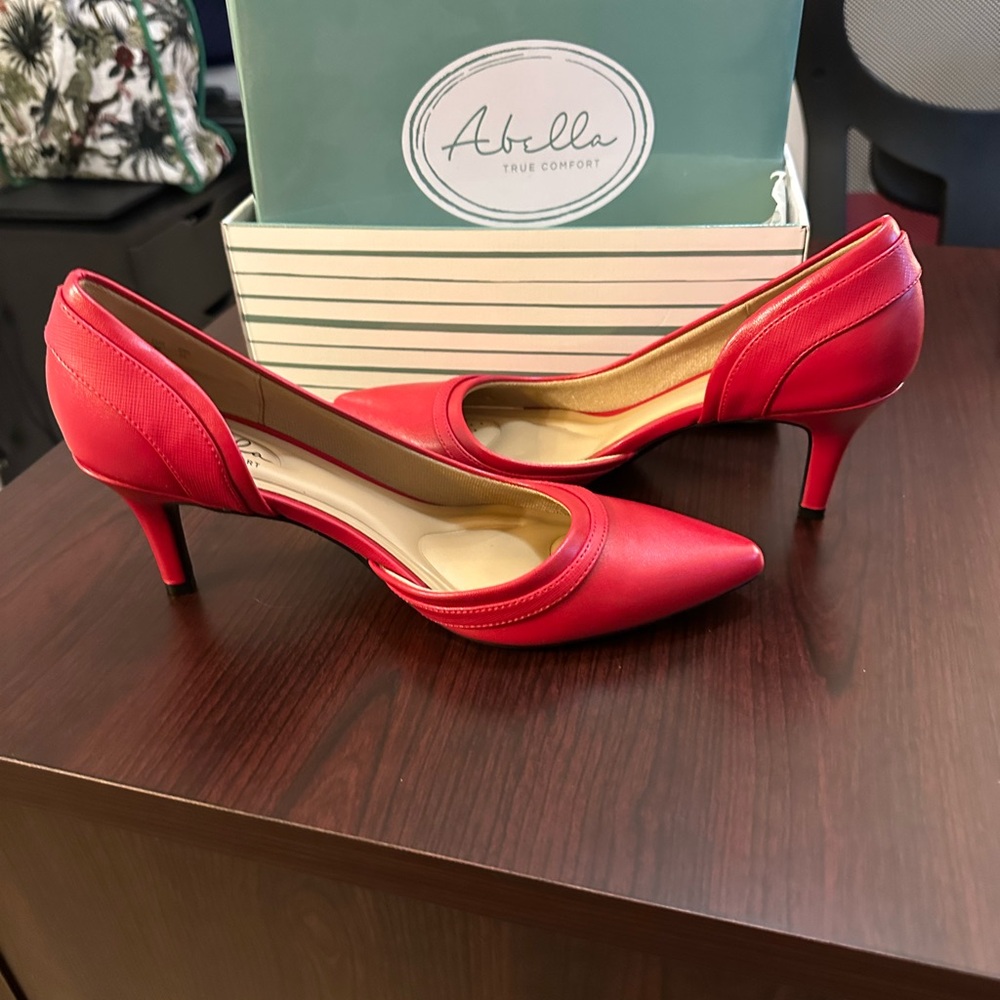 Abella Vibrant Red Women's Heels